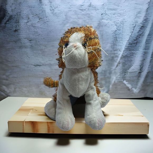 Ganz Webkinz Striped Alley Cat Plush HM042 stuffed animal No Code - Picture 1 of 7